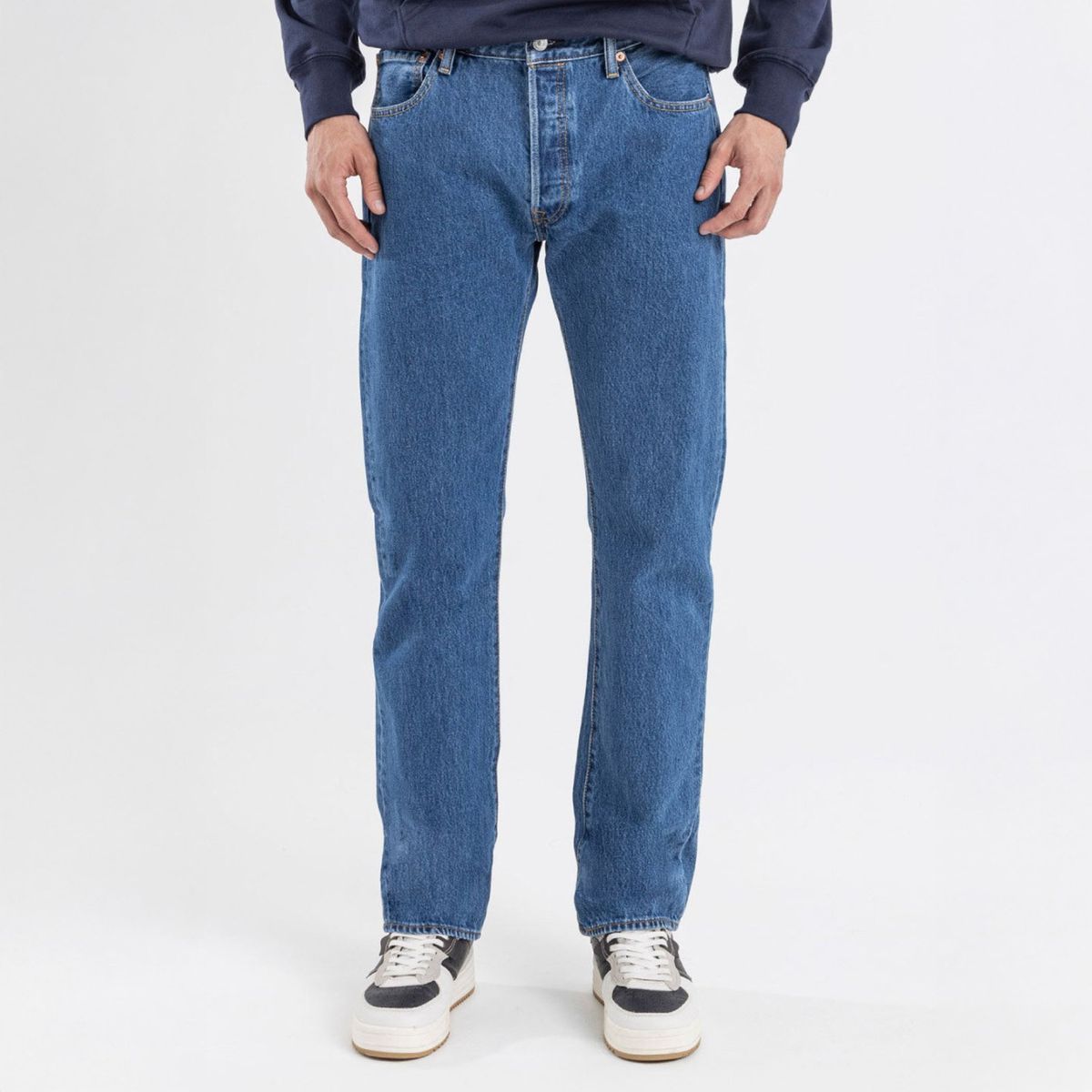 LEVIS - Jean 5 Bolsillos para Hombre Recto 501 Largo 32 Levis