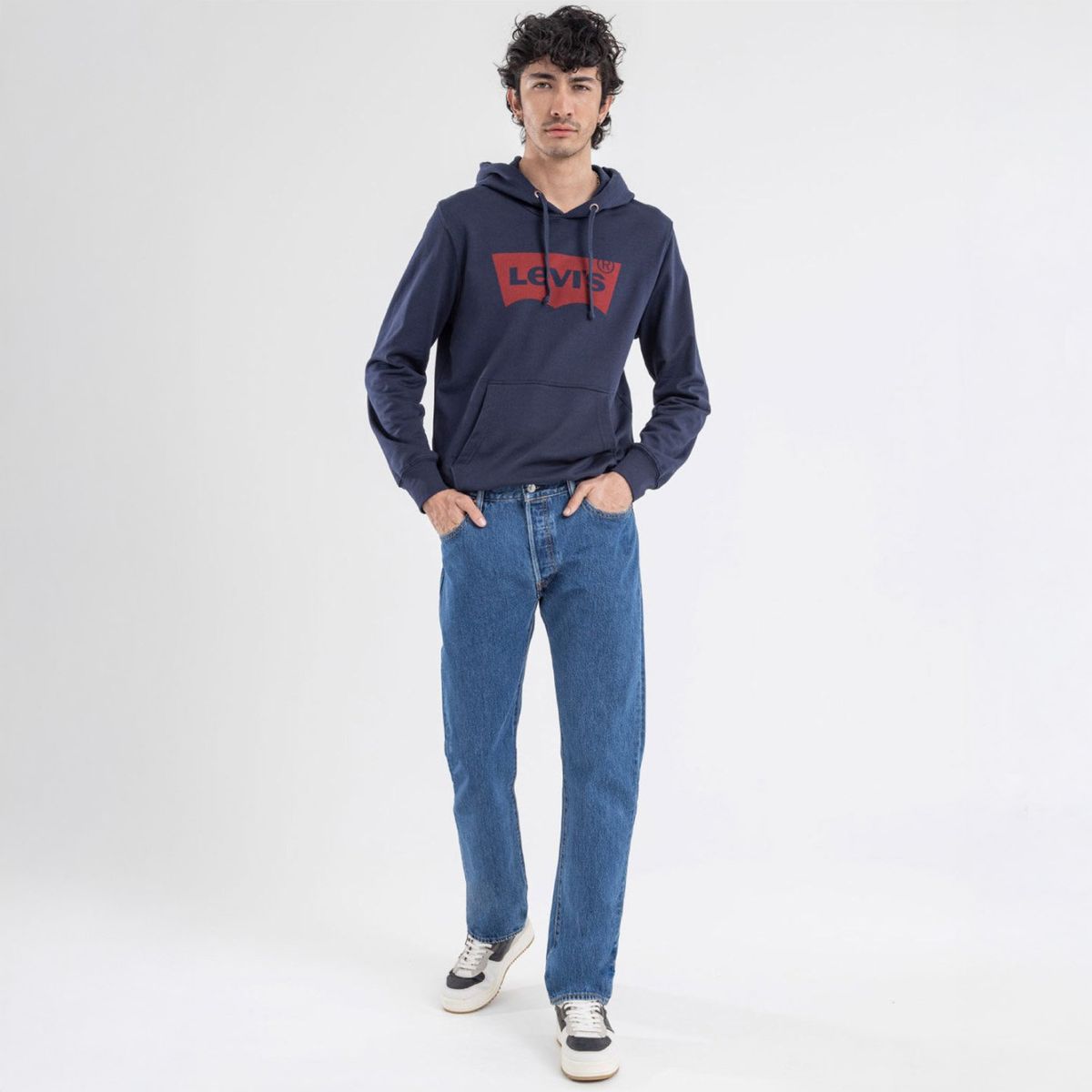 LEVIS - Jean 5 Bolsillos para Hombre Recto 501 Largo 32 Levis