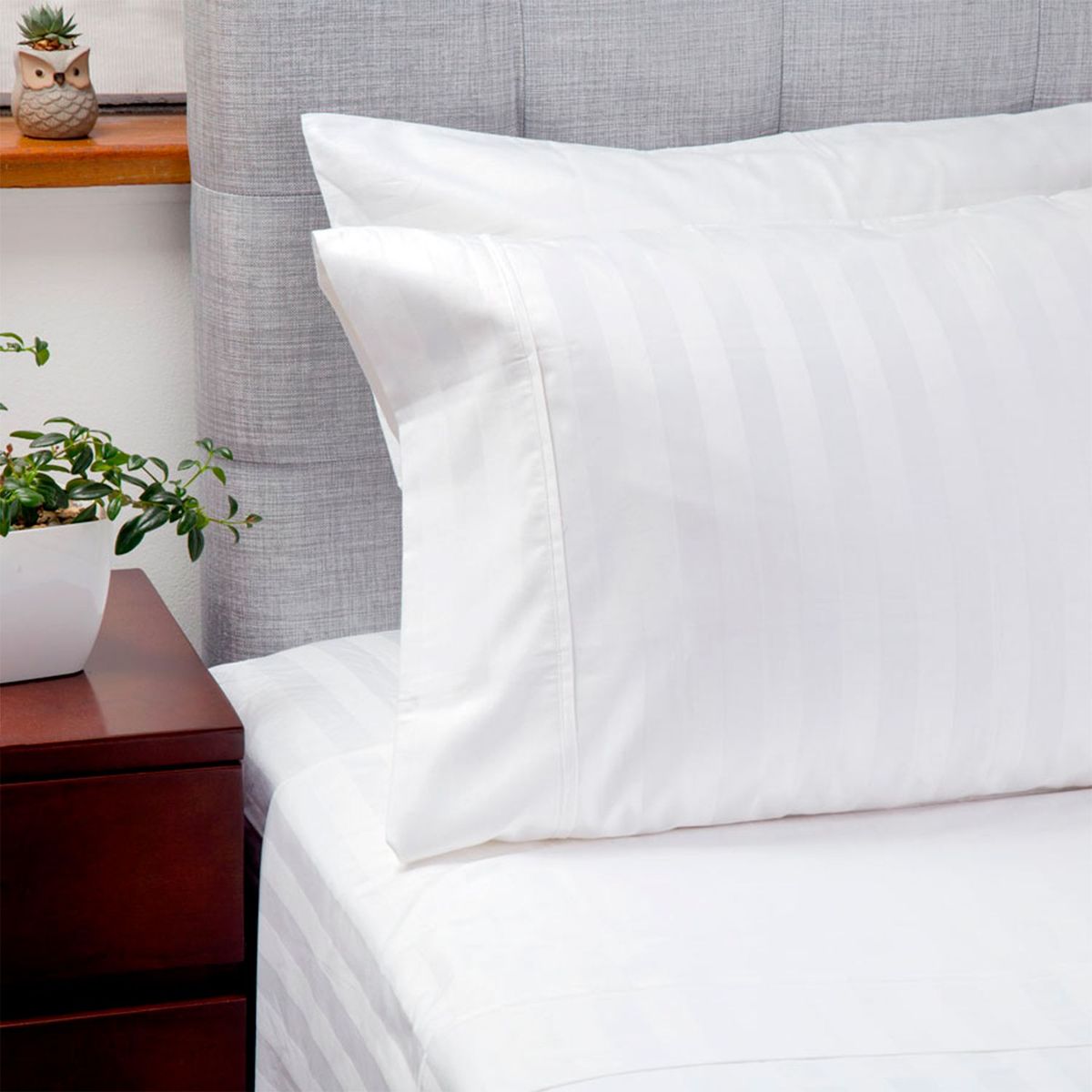 MANO DE OSO - Juego de Sábanas 300 Hilos Algodón Satin Sc