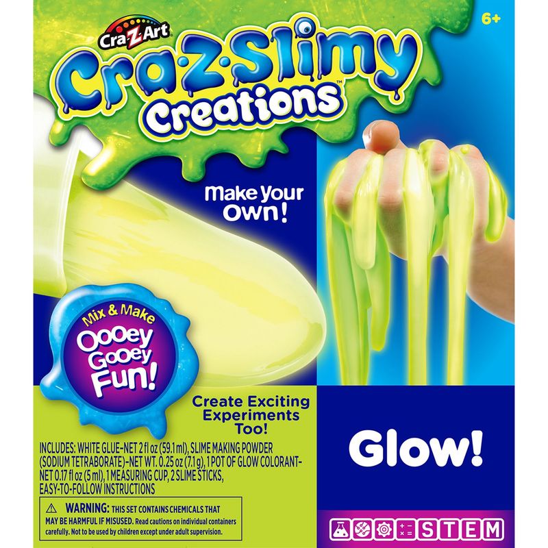 CRAZY ART - Slimy Kit Alumbra En La Oscuridad