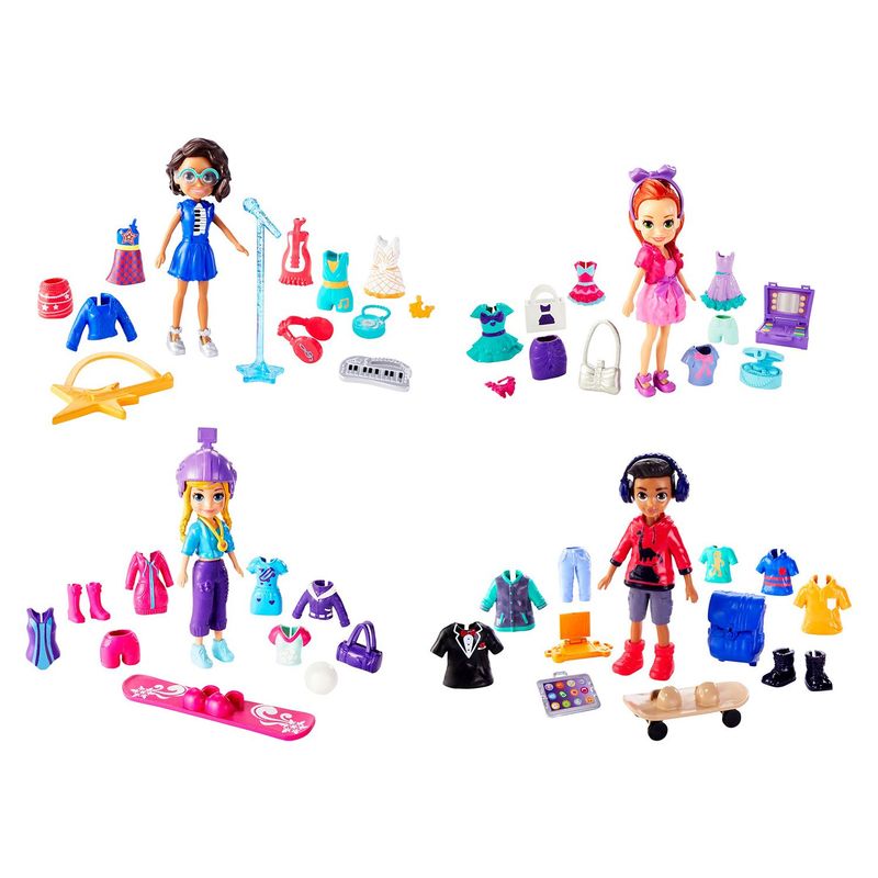 POLLY POCKET - Muñeca Polly Pocket Súper Colección de Modas