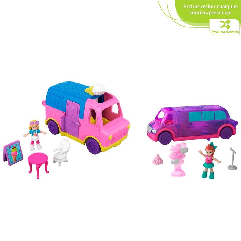 POLLY POCKET - Muñeca Polly Pocket Polly Pocket Coches Pollyville