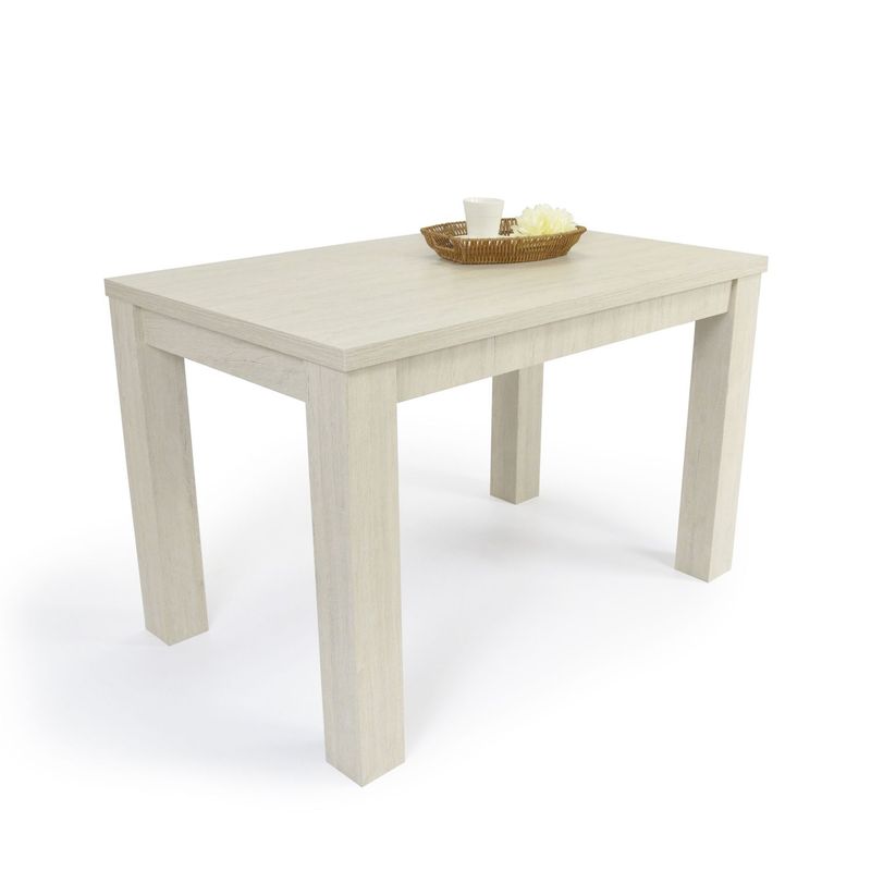 MICA - Mesa de Comedor Moderna para 4 personas en Melamina Rectangular Mica