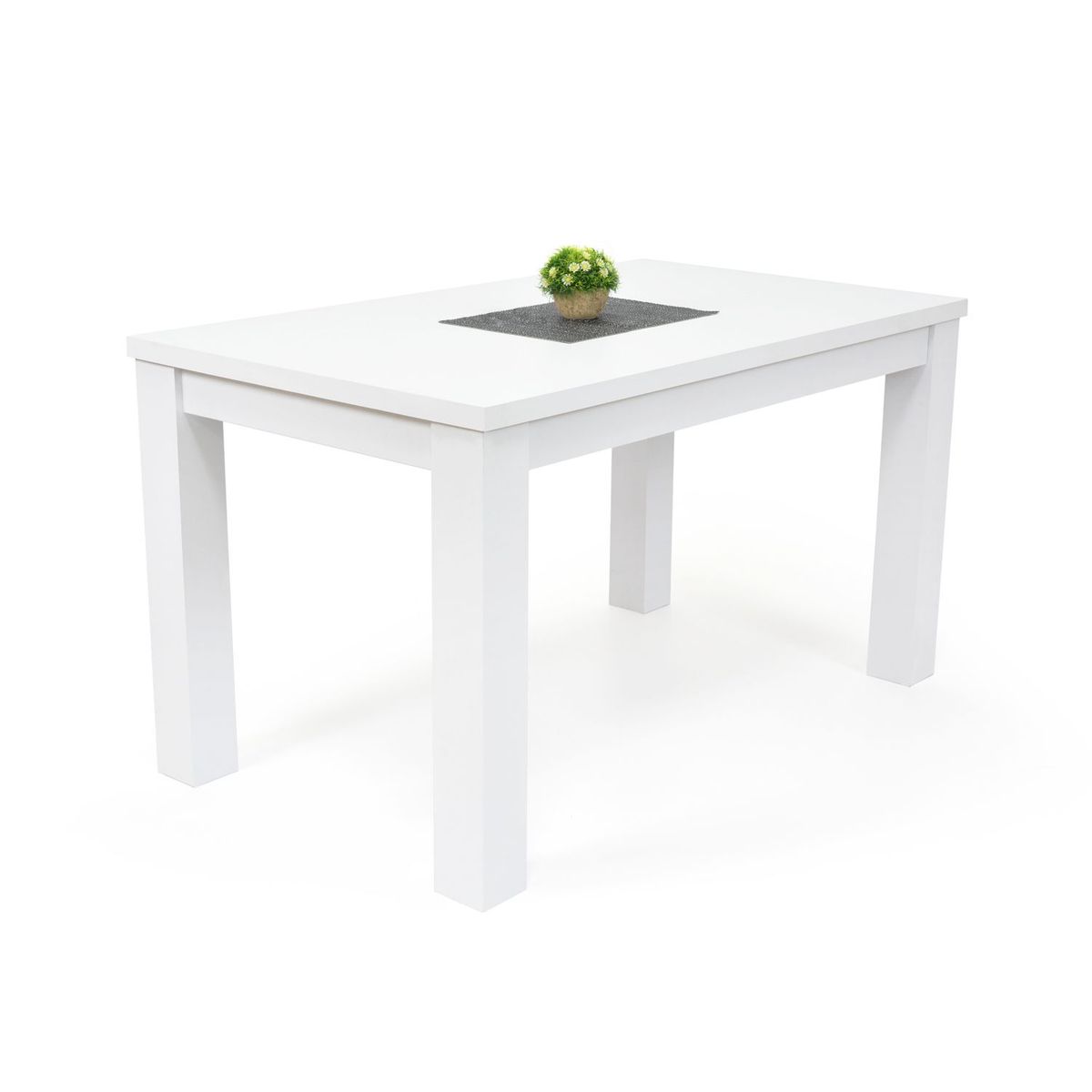 HOGAR VENECIA - Mesa de Comedor Moderna para 6 personas en Melamina Rectangular Mica