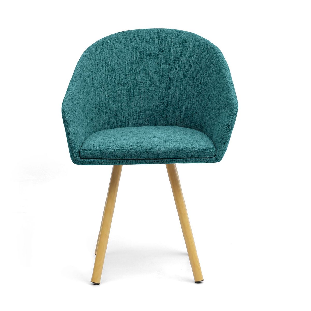 MICA - Silla de Comedor Moderna en Tela Verde (Incluye 1 Silla) Mica