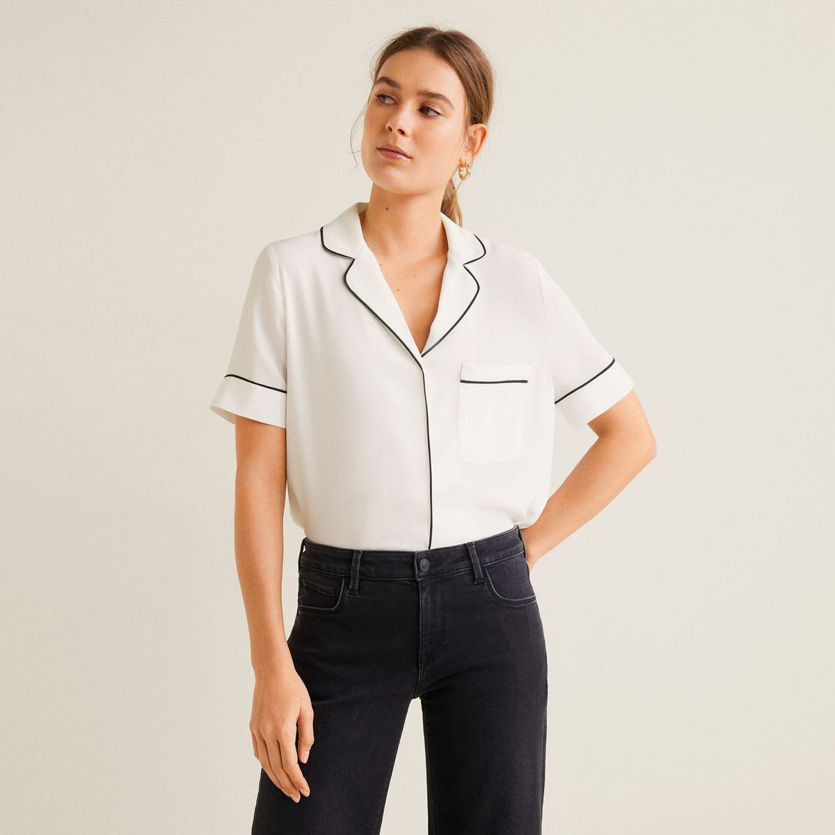 MANGO - Blusa Copola