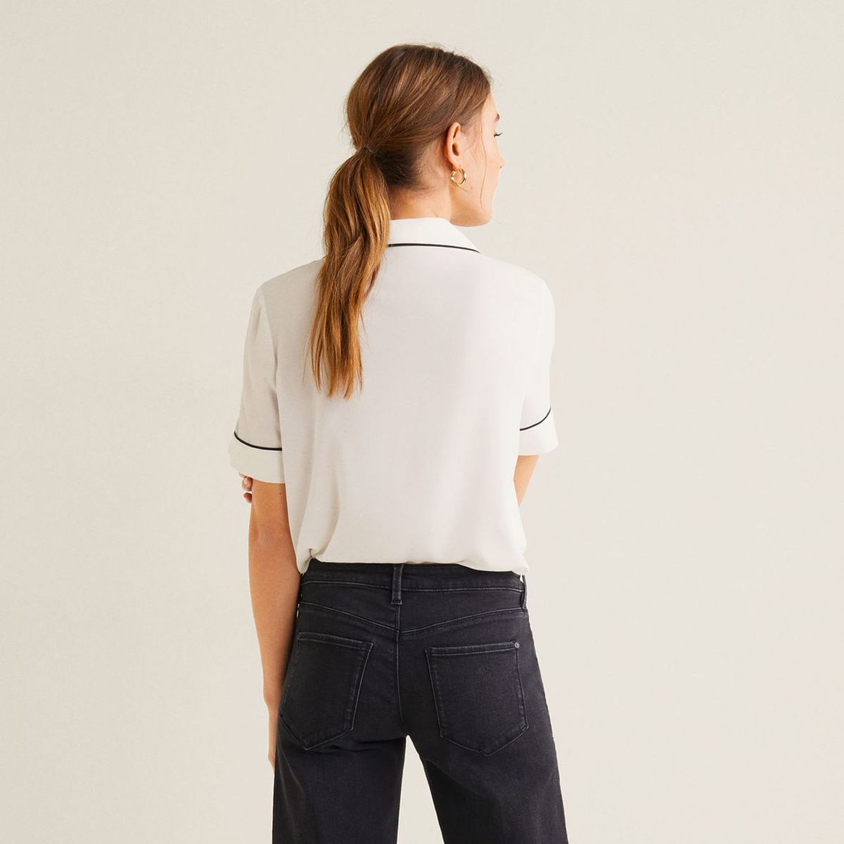 MANGO - Blusa Copola