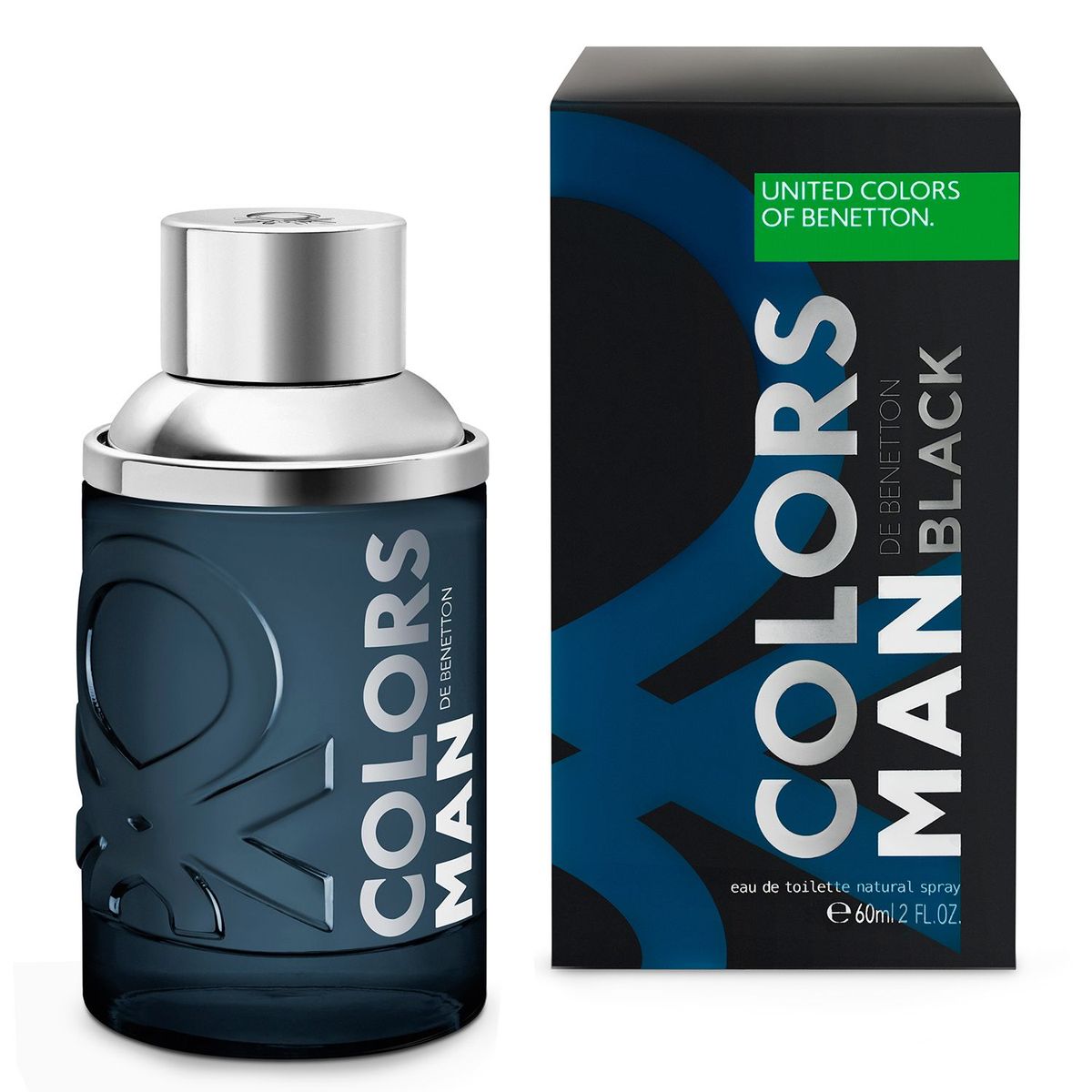 BENETTON - Perfume Benetton Colors Man Black Hombre 60 ml Eau de toilette 