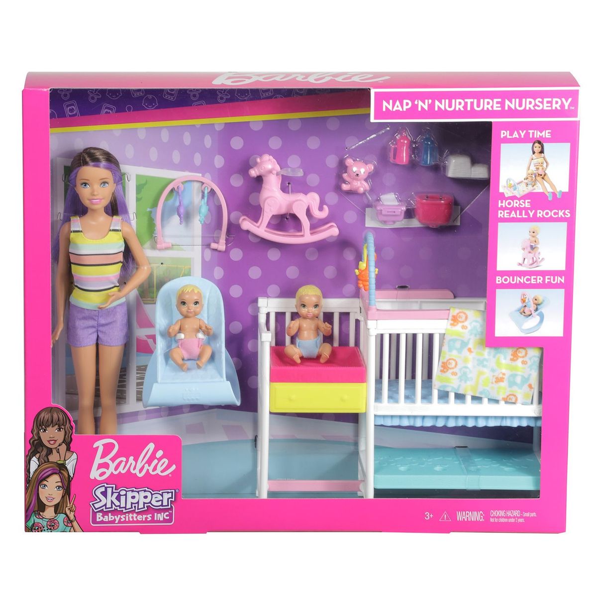 BARBIE - Barbie Skipper Guardería de Bebés