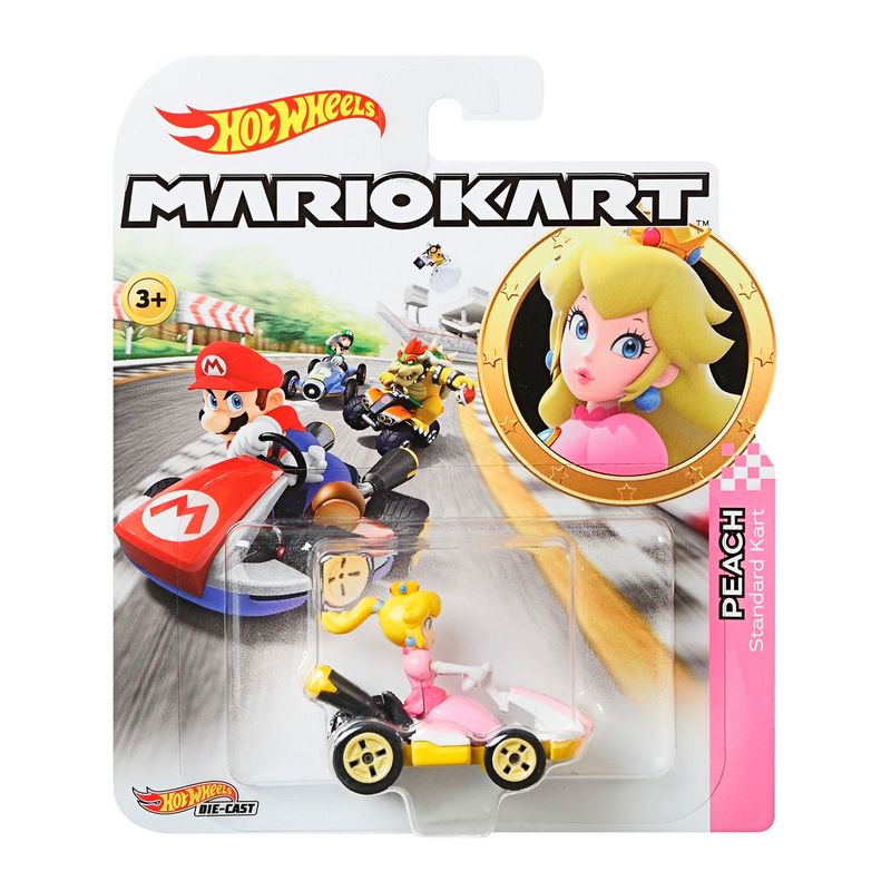 Die Cast Hot Wheels Mario Kart Coches 