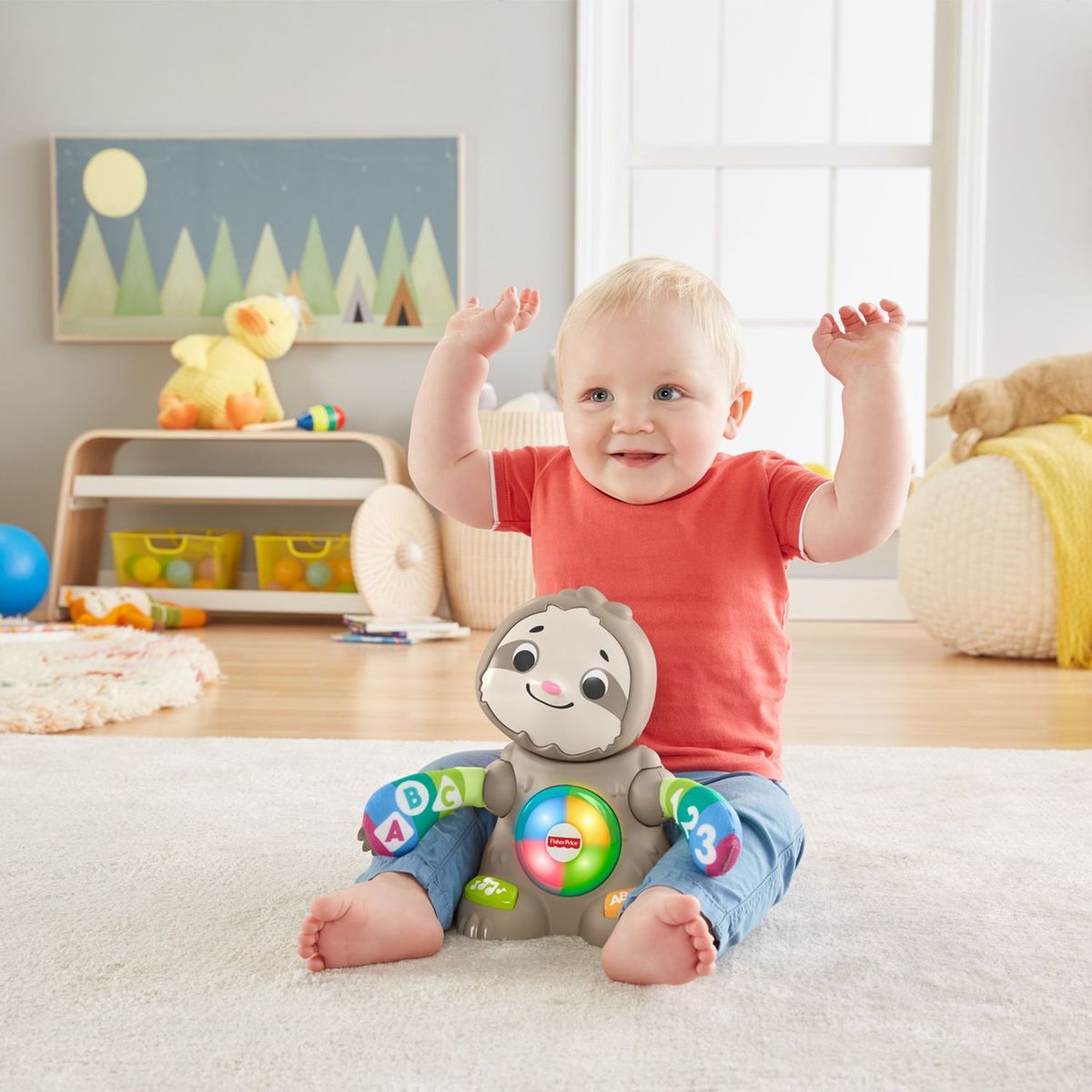 FISHER PRICE - Juguete de bebé Fisher Price Linkimals Perezoso Movimientos Divertidos