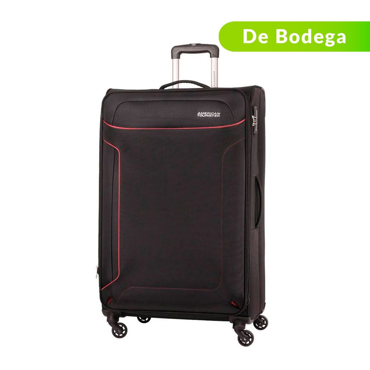 AMERICAN TOURISTER - Maleta blanda de viaje 23 Kg American Tourister Bodega Ruedas 360° candado TSA