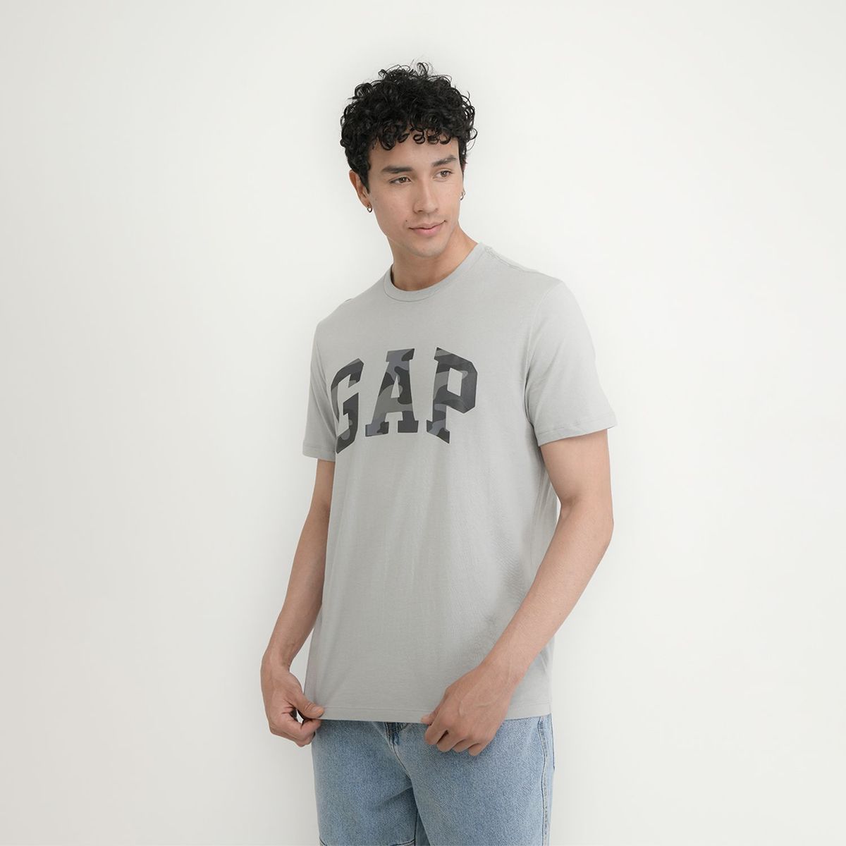 GAP - Camiseta para Hombre Manga corta con Estampado GAP