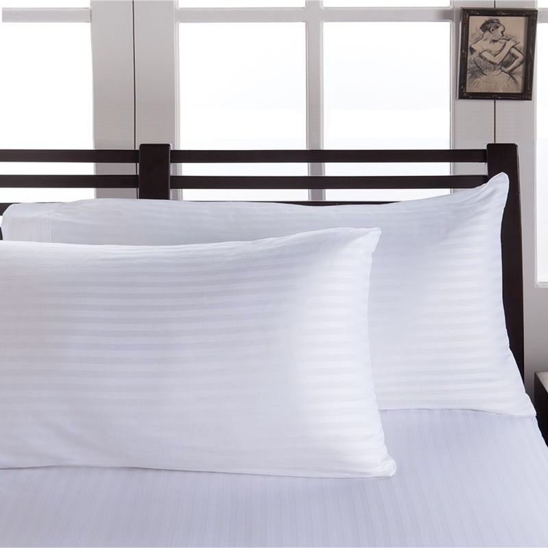 Brissa - Juego x2 Fundas 300 Hilos Hotelera 50 x 95 cm