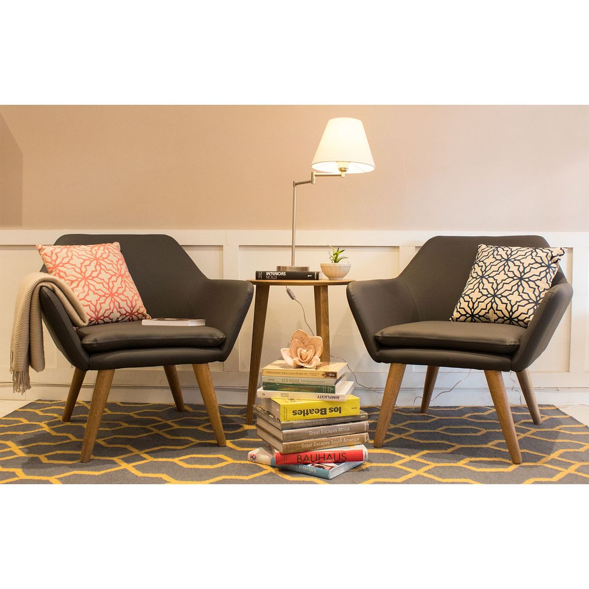 MUEBLES&CO - Poltrona Cuero Sintético Holiday