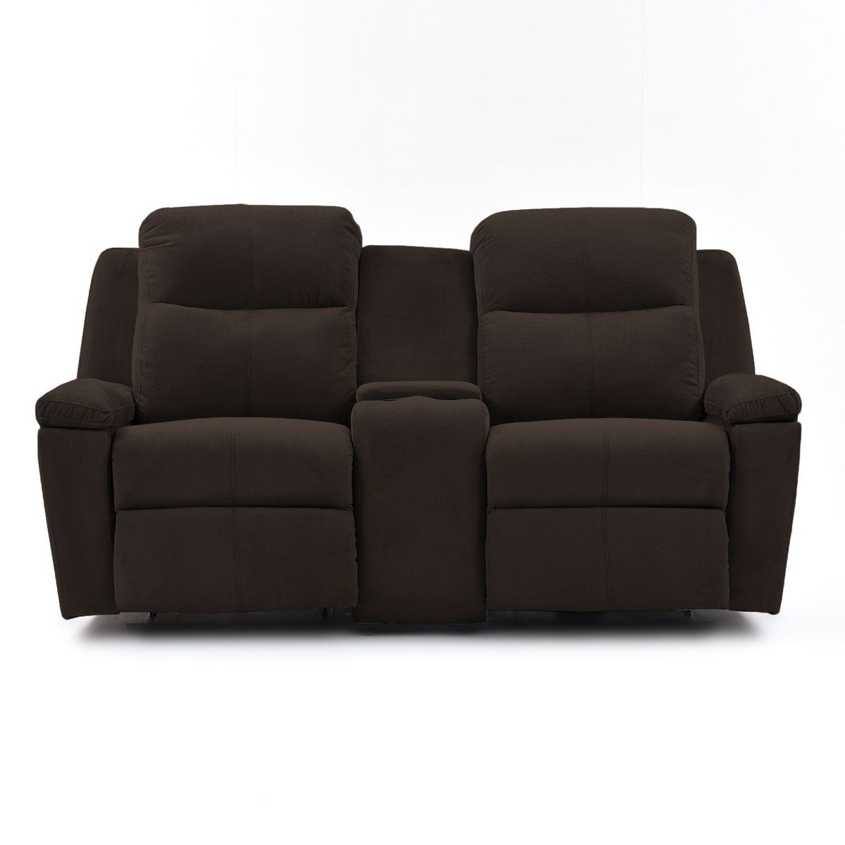 ELITE LIVING - Sofá Reclinable Moderno Microfibra 2 Puestos Mecánico Marsella 180 x 100 x 80 cm Azul Elite Living - Mueble