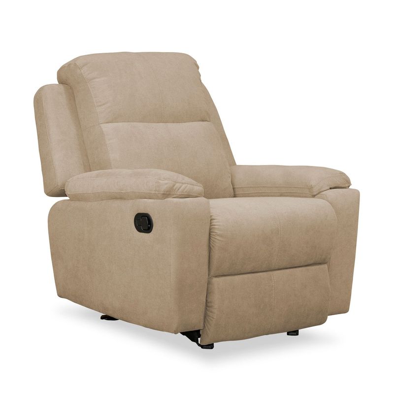 ELITE LIVING - Silla Reclinable 1 Puesto Microfibra Mecánica Marsella - Mueble