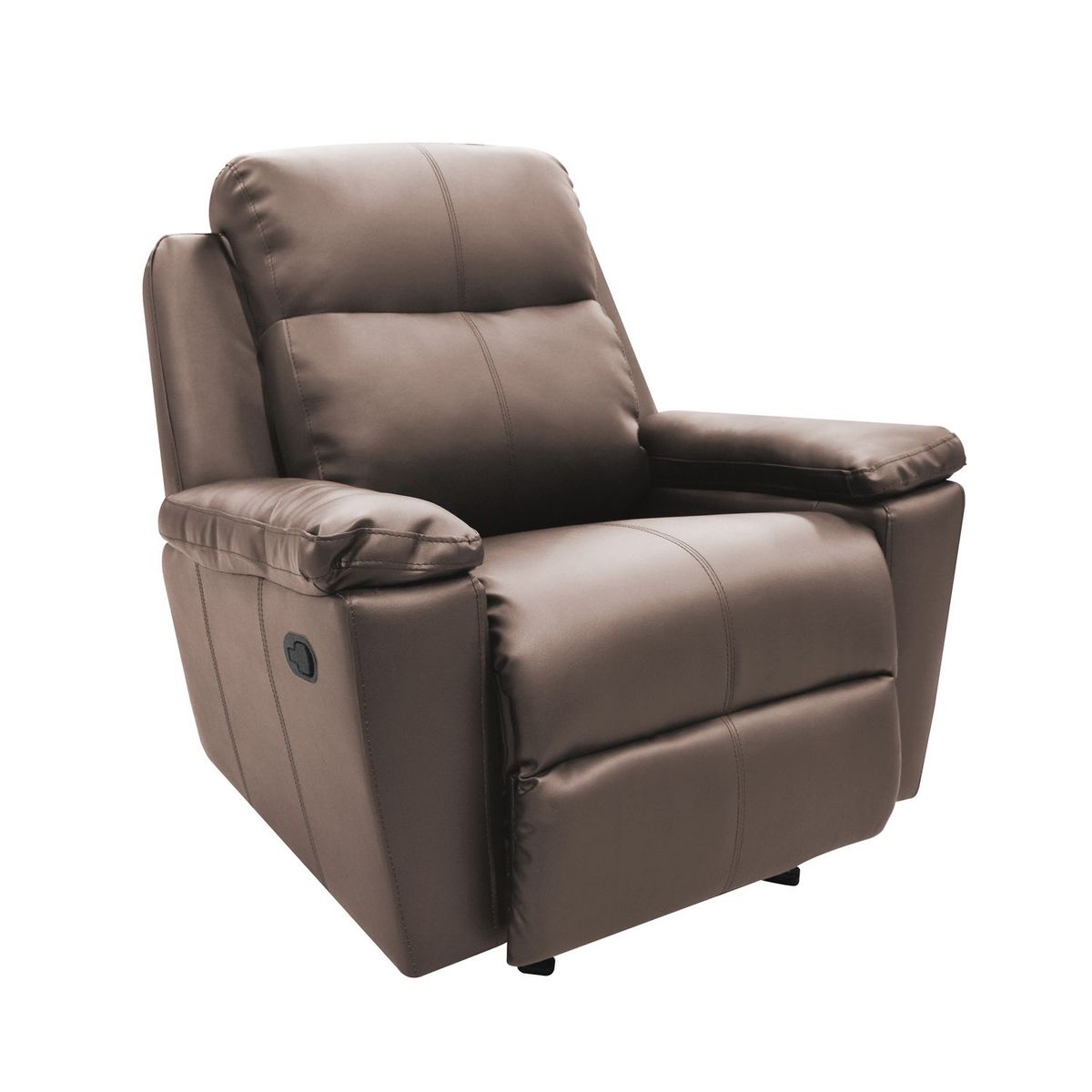 ELITE LIVING - Silla Reclinable Moderna 1 Puesto en Cuerina Mecánica 90 X 100 X 80 cm Elite Living