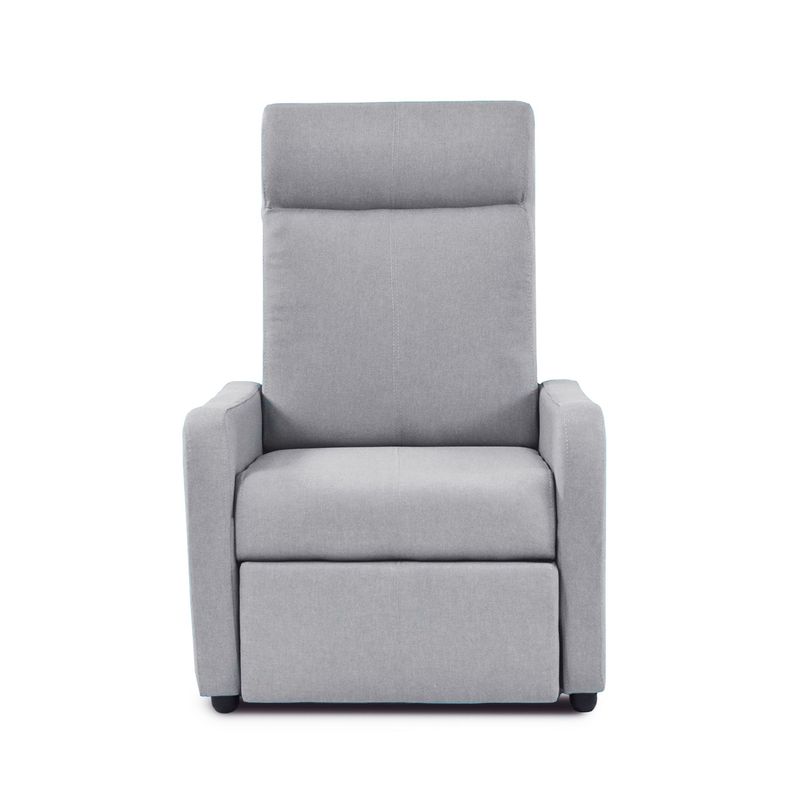 ELITE LIVING - Silla Reclinable Moderna 1 Puesto en Tela Mecánica Praxis Elite Living