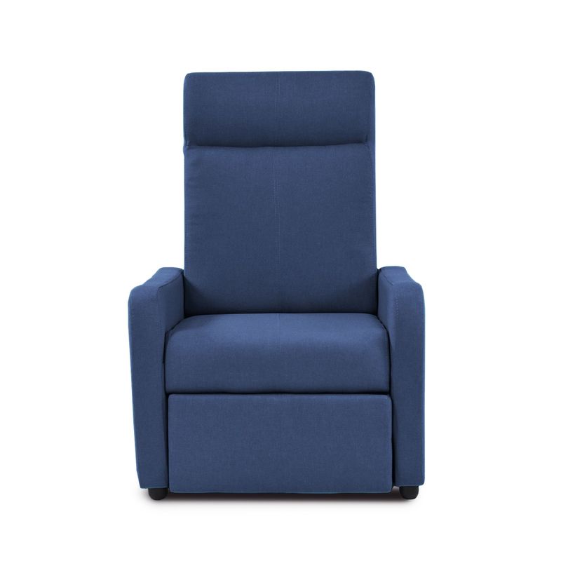 ELITE LIVING - Silla Reclinable Moderna 1 Puesto en Tela Mecánica Praxis Elite Living