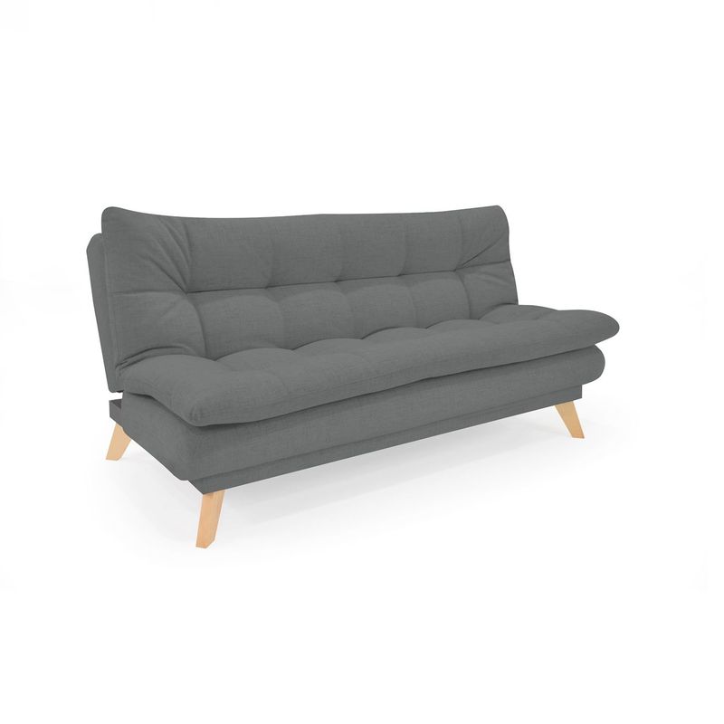 MICA - Sofá Cama Moderno en Poliéster 3 Puestos Zúrich 180 x 91 x 90 cm Mica