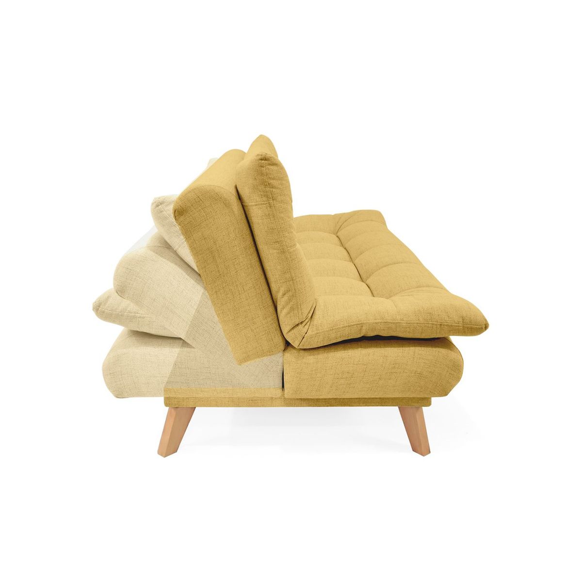 MICA - Sofá Cama 3 puestos Zúrich 180 x 90 x 85 cm Mica