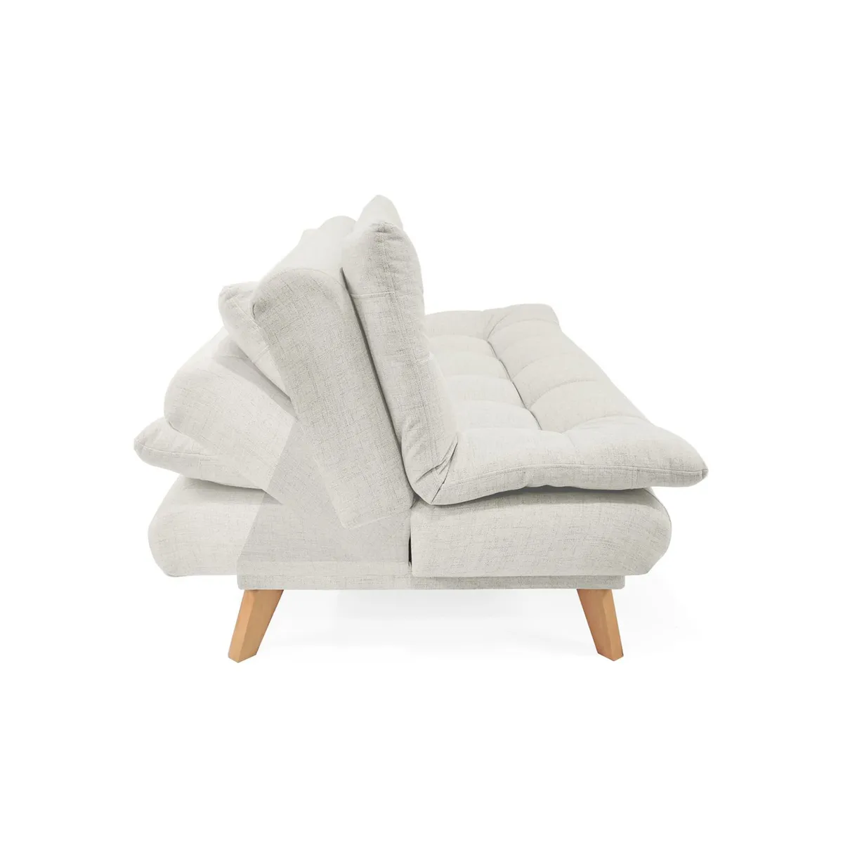 MICA - Sofá Cama 3 puestos Zúrich 180 x 90 x 85 cm Mica