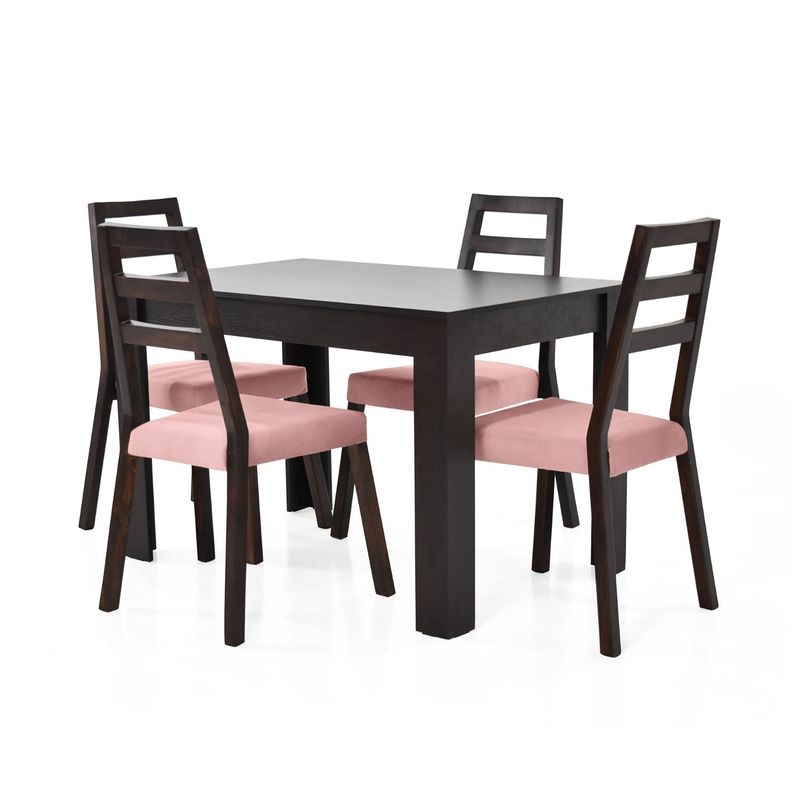 MICA - Juego de Comedor Moderno para 4 Personas (Comedor + 4 Sillas) Mica