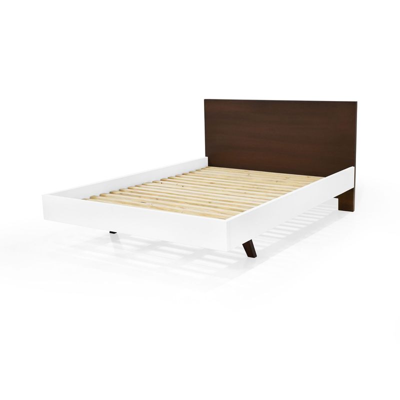 MICA - Cama para Colchón Doble Moderna en Madera 197 x 146 cm Mica