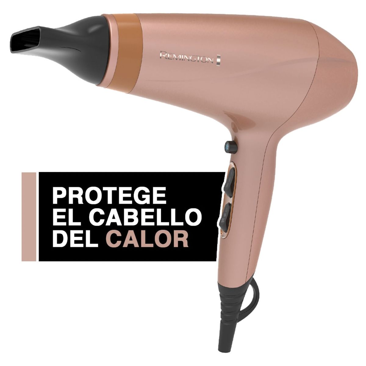 REMINGTON - Secador de Cabello REMINGTON Keratine AC8820 Oro Rosa