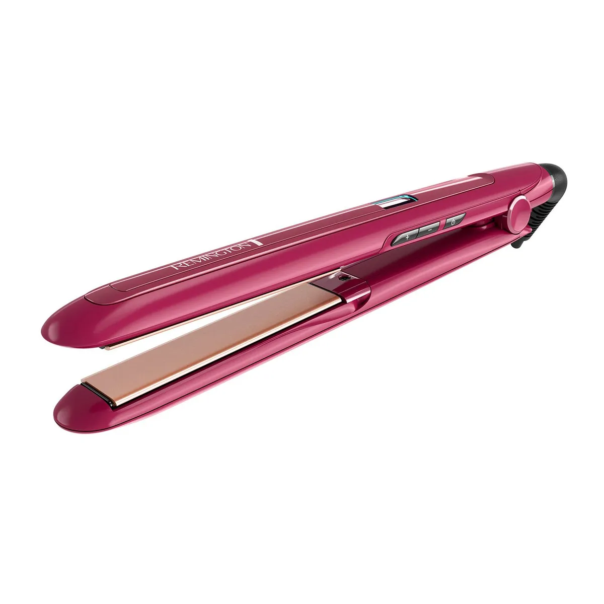 REMINGTON - Plancha para cabello Remington Triple Infusion, plancha alisadora para el pelo con placas en cerámica | Control de temperatura digital