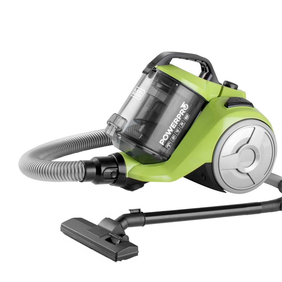 BLACK+DECKER - Aspiradora Power Pro BLACK+DECKER  con Succión Continua y  Filtro Lavable de 2.5 Litros VCBD8530
