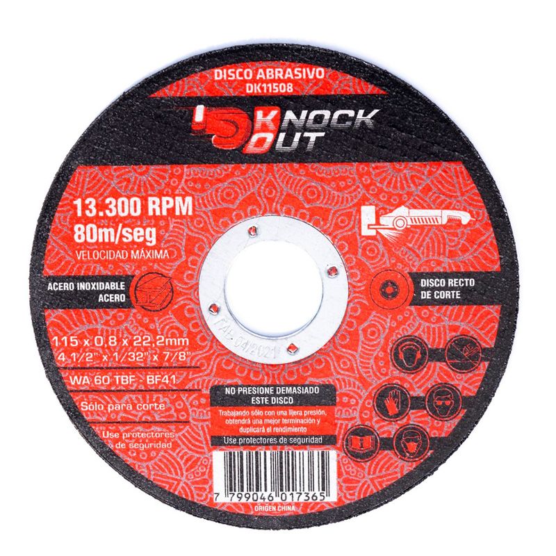  - Accesorio de herramienta Knock Out  DK11508 (X50)