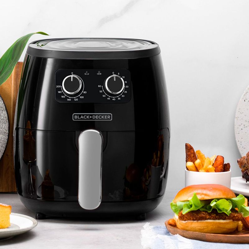BLACK+DECKER - Freidora de Aire Sin Aceite Black and Decker 5.7 Litros Air Fryer