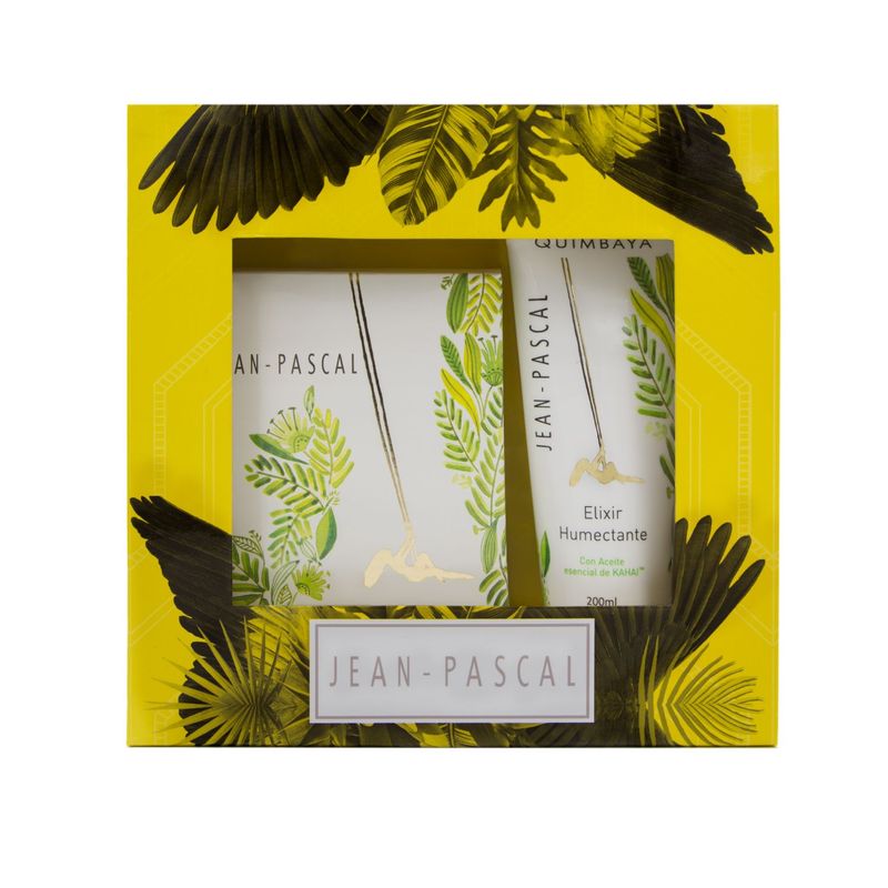 JEAN PASCAL - Set Quimbaya 3.4 Onz + Elixir humectante con destellos 200 ml