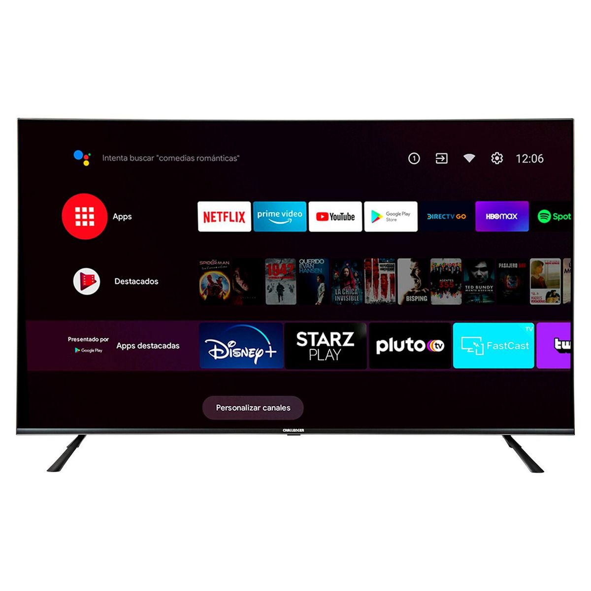 CHALLENGER - Televisor Challenger 58 pulgadas LED 4K Ultra HD Smart TV