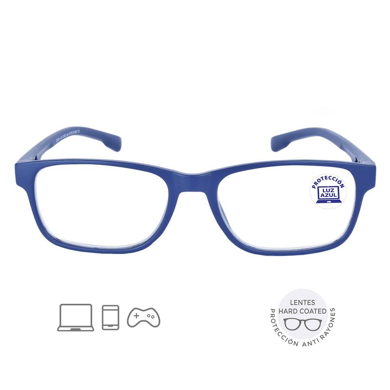 ZOOM TO GO - Gafas filtro luz azul Zoom To Go para hombre. Policarbonato azul