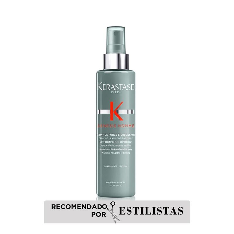 KERASTASE - Spray Kérastase Genesis Homme potenciador de fuerza y grosor 150ml