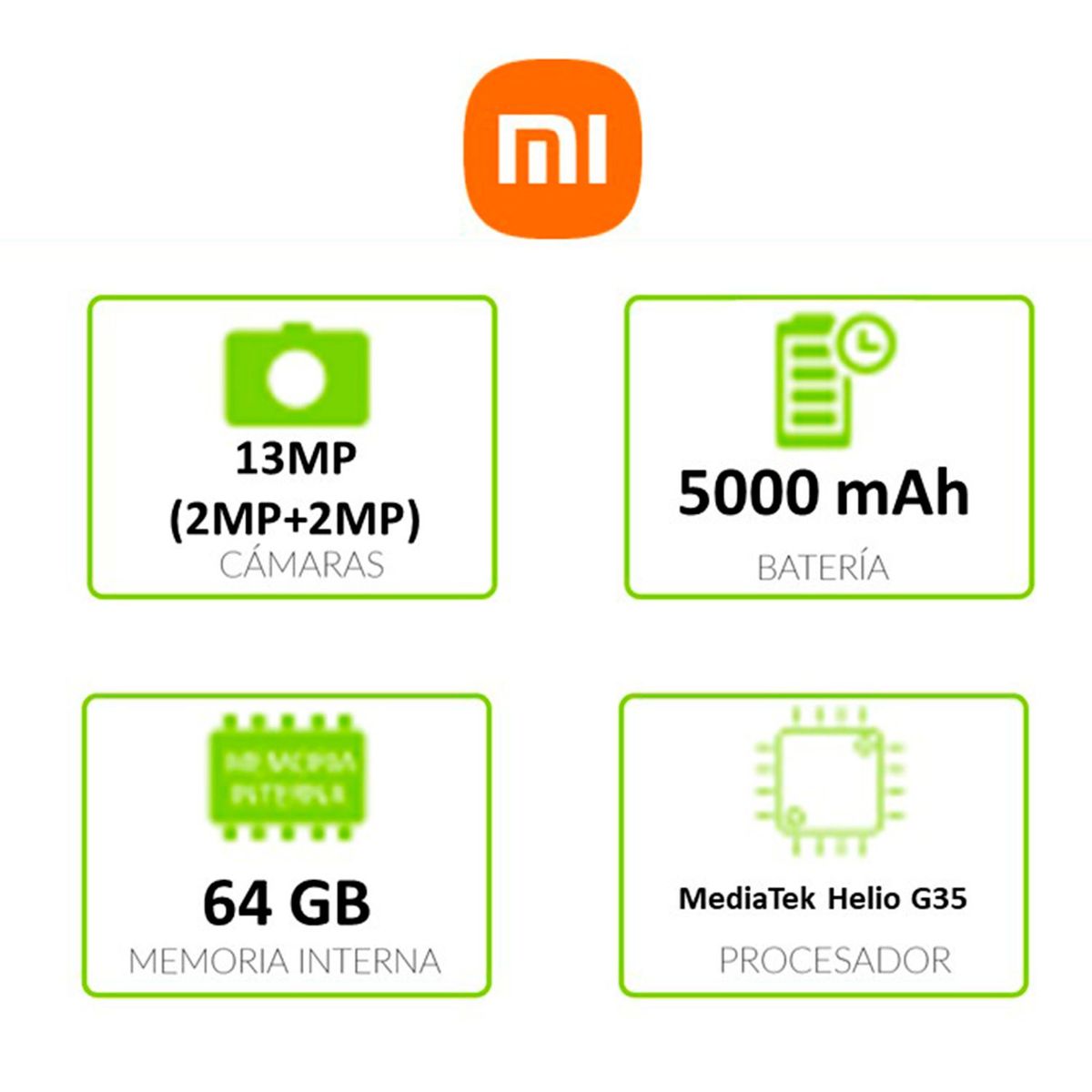 XIAOMI - Celular Xiaomi Redmi 9A 32GB 2GB RAM