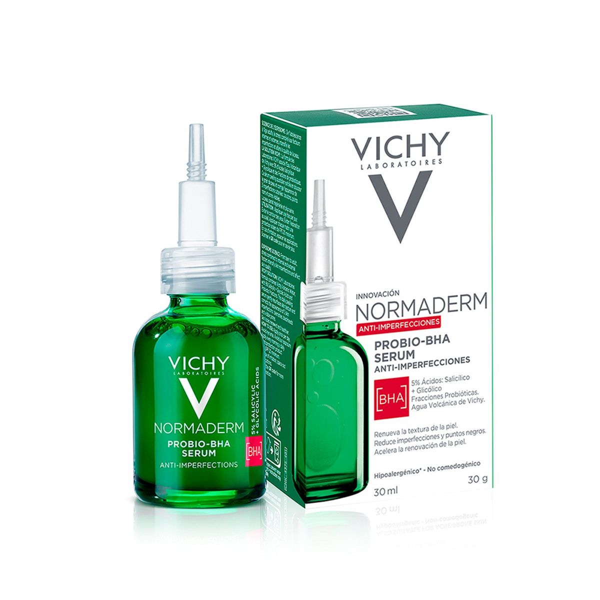 VICHY - Sérum Normaderm Probio BHA Anti Imperfecciones Vichy para Todo tipo de piel 30 ml