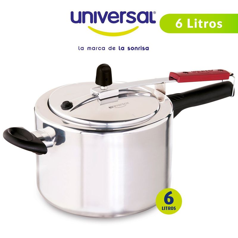 UNIVERSAL - Olla a Presión Universal Aluminio 6 lt