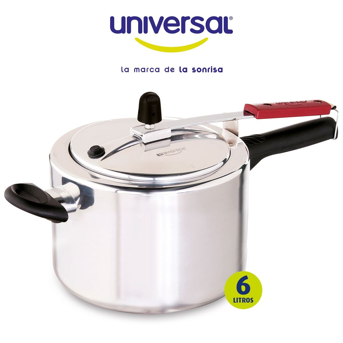 UNIVERSAL - Olla a Presión Universal Aluminio 6 lt