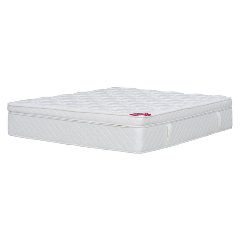 COLCHONES SPRING - Colchón con basecama Queen Resortes Pocket Infinity 160 x 190 cm + Protector Colchones Spring