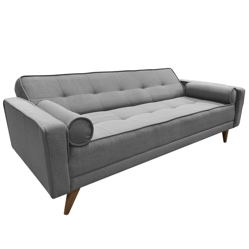 MICA - Sofá Cama Moderno en Tela 3 Puestos Jack 180 x 90 x 90 cm Mica
