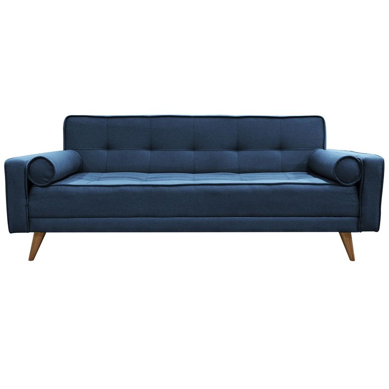 MICA - Sofá Cama Moderno en Tela 3 Puestos Jack 180 x 90 x 90 cm Mica