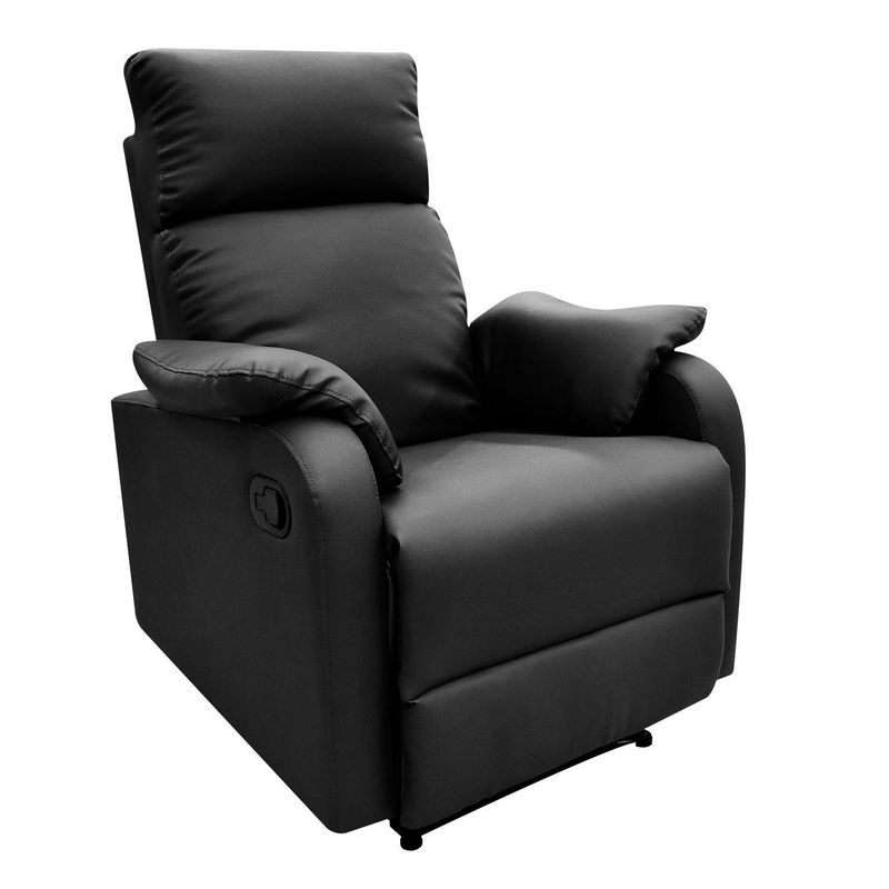 ELITE LIVING - Silla Reclinable Moderna 1 Puesto en Cuerina Mecánica 80 X 95 X 80 cm Elite Living