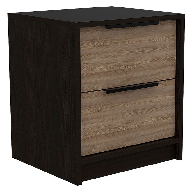 RTA MUEBLES - Mesa de Noche Moderna de 2 Cajones 48 x 363 x 41 cm RTA Muebles