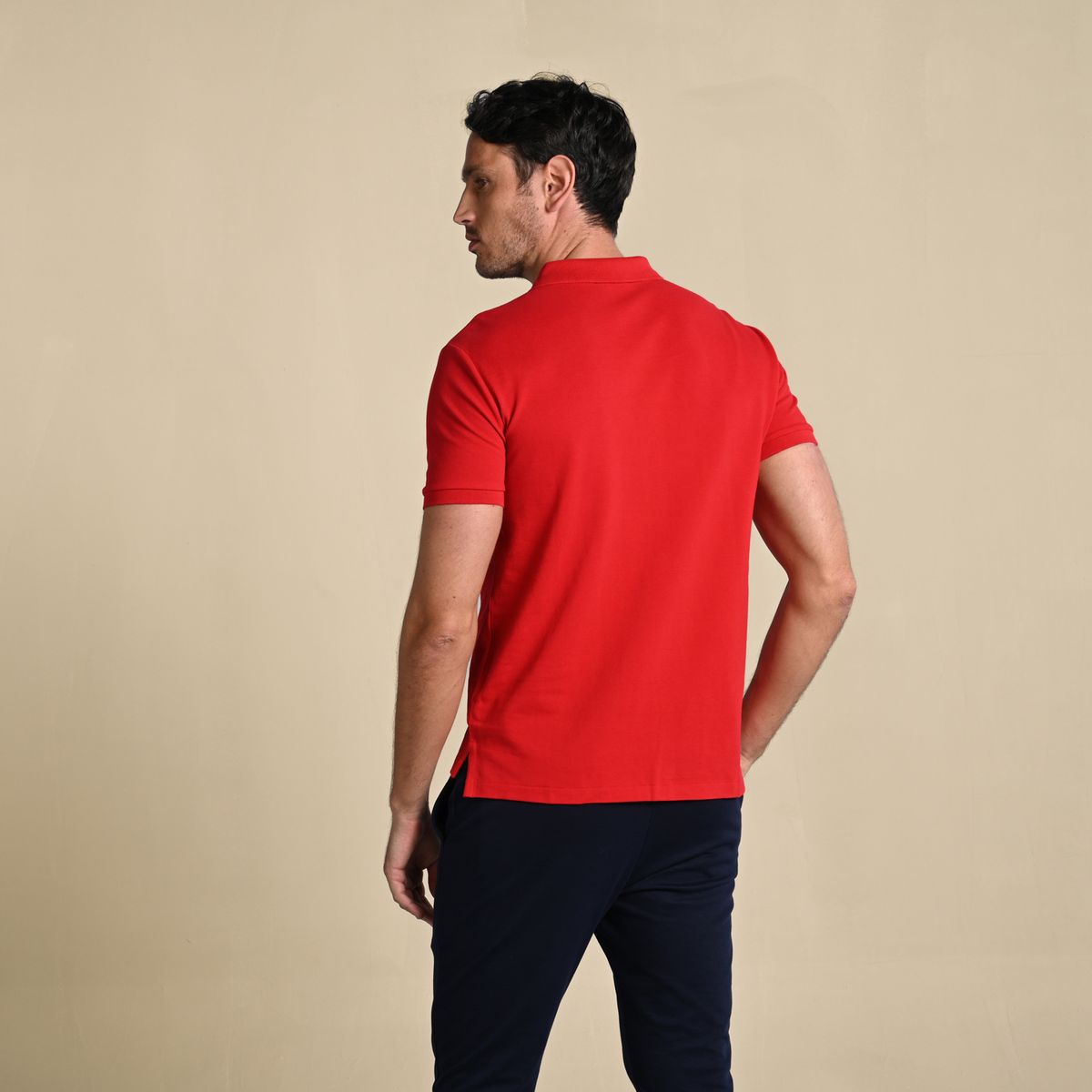 POLO RALPH LAUREN - Camiseta Polo Hombre Manga Corta Custom Slim Fit Polo Ralph Lauren