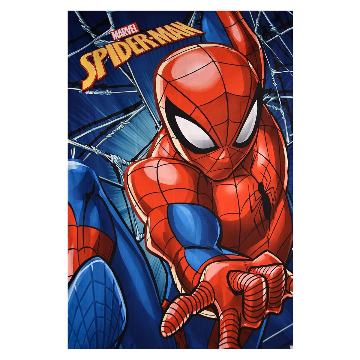 MARVEL - Juego de Sábanas Infantiles Microfibra Spiderman Azul