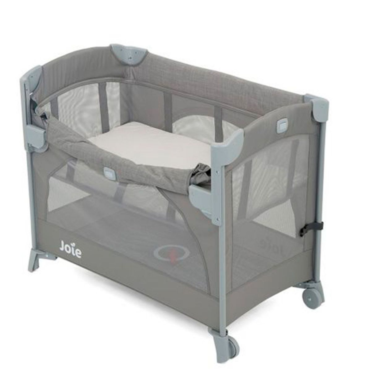 JOIE - Corral Cuna Colecho Cremallera Gris